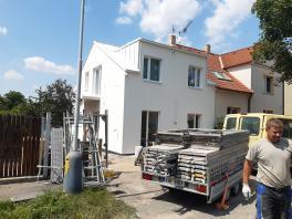 Fasáda domu v Kolíně