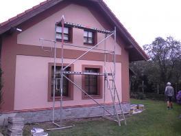 Fasáda domu v Kolíně